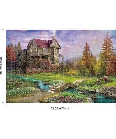 1000 Pieces Jigsaw Puzzles for Teens & Adults (Mountain Cabin) $19.79 Jigsaw Puzzles