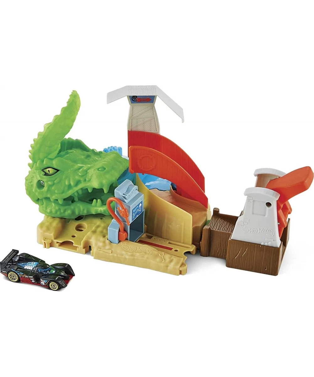 Toxic Gator Attack Playset with 1 Car Adjustable Launcher with Multiple Attack Options Connects to Other Sets Gift for Kids 4...