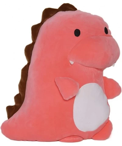 Pink Dino Pillow Plush – 16 Inches Stuffed Pink Dino Plushie Stuffed Animal - Hug and Cuddle with Soft Fabric and Stuffing - ...