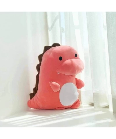 Pink Dino Pillow Plush – 16 Inches Stuffed Pink Dino Plushie Stuffed Animal - Hug and Cuddle with Soft Fabric and Stuffing - ...