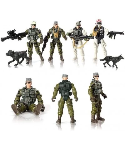 US Army Men Action Figures Play Set Toy Soldiers with Military Weapons Accessories for Kids Boys $40.54 Action Figures