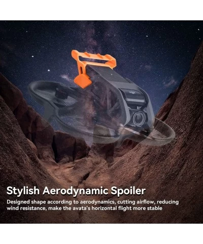 Drone Spoiler Wing for DJI Avata Accessories Quick Release Extension for DJI Avata Battery（Orange-3D Printing） $16.58 Hobby R...