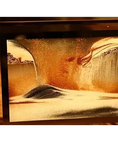 Moving Sand Art Picture Deep Sea Dynamic 3D Sandscapes Pictures in Motion Office Desktop Art Decor Toys $73.31 Craft Kits