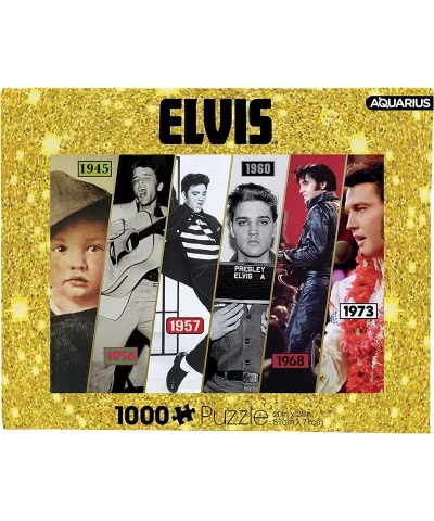 Elvis Presley Timeline 1000 Piece Jigsaw Puzzle $33.45 Jigsaw Puzzles