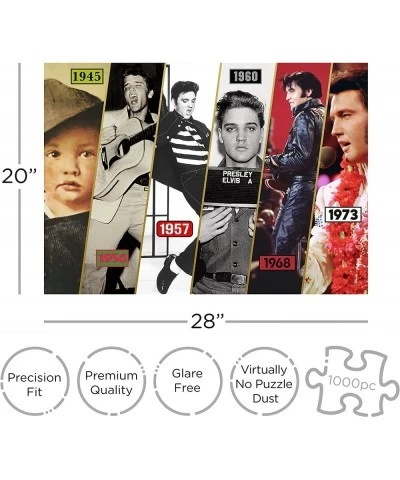 Elvis Presley Timeline 1000 Piece Jigsaw Puzzle $33.45 Jigsaw Puzzles