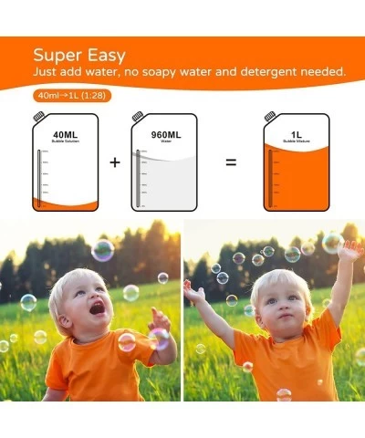 Big Giant Bubble Solution Refill: Up to 1L Concentrated Solution for Giant Bubble Wand and Bubble Machines Guns Water Toys Pa...