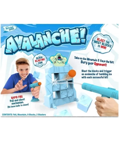 Games Avalanche Family Board Game Toy for Girls and Boys Head to Head Cannonball Shooting Blaster Game for 1 - 2 Players Ages...