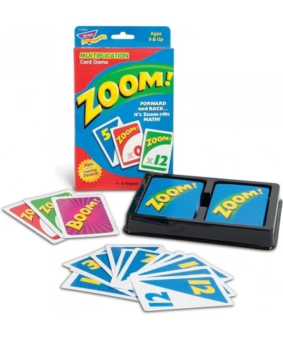 TREND ENTERPRISES: Zoom! Multiplication Card Game Use Addition Skills Build Multiplication Skills Test Probability Surprise C...