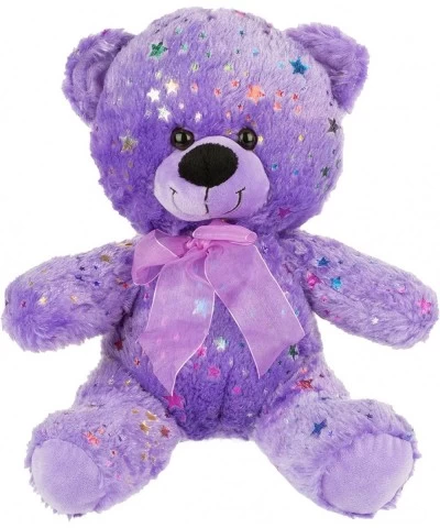 Teddy Bear Plush Shinning Star Stuffed Animals Soft Plush Toy for Kids Boys Girls Best Gifts for Birthday 13inch Bear (Purple...