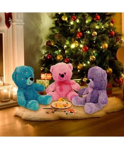 Teddy Bear Plush Shinning Star Stuffed Animals Soft Plush Toy for Kids Boys Girls Best Gifts for Birthday 13inch Bear (Purple...