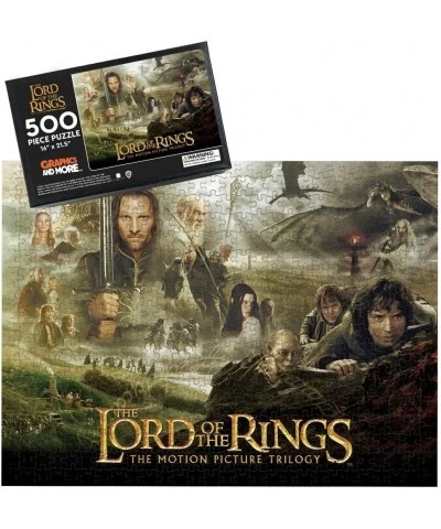 The Lord of The Rings Trilogy 500 Piece Jigsaw Puzzle for Adults 16" L X 21.5" W $42.40 Jigsaw Puzzles