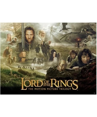 The Lord of The Rings Trilogy 500 Piece Jigsaw Puzzle for Adults 16" L X 21.5" W $42.40 Jigsaw Puzzles