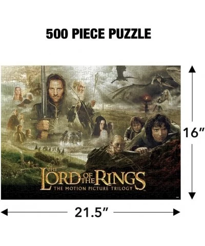 The Lord of The Rings Trilogy 500 Piece Jigsaw Puzzle for Adults 16" L X 21.5" W $42.40 Jigsaw Puzzles