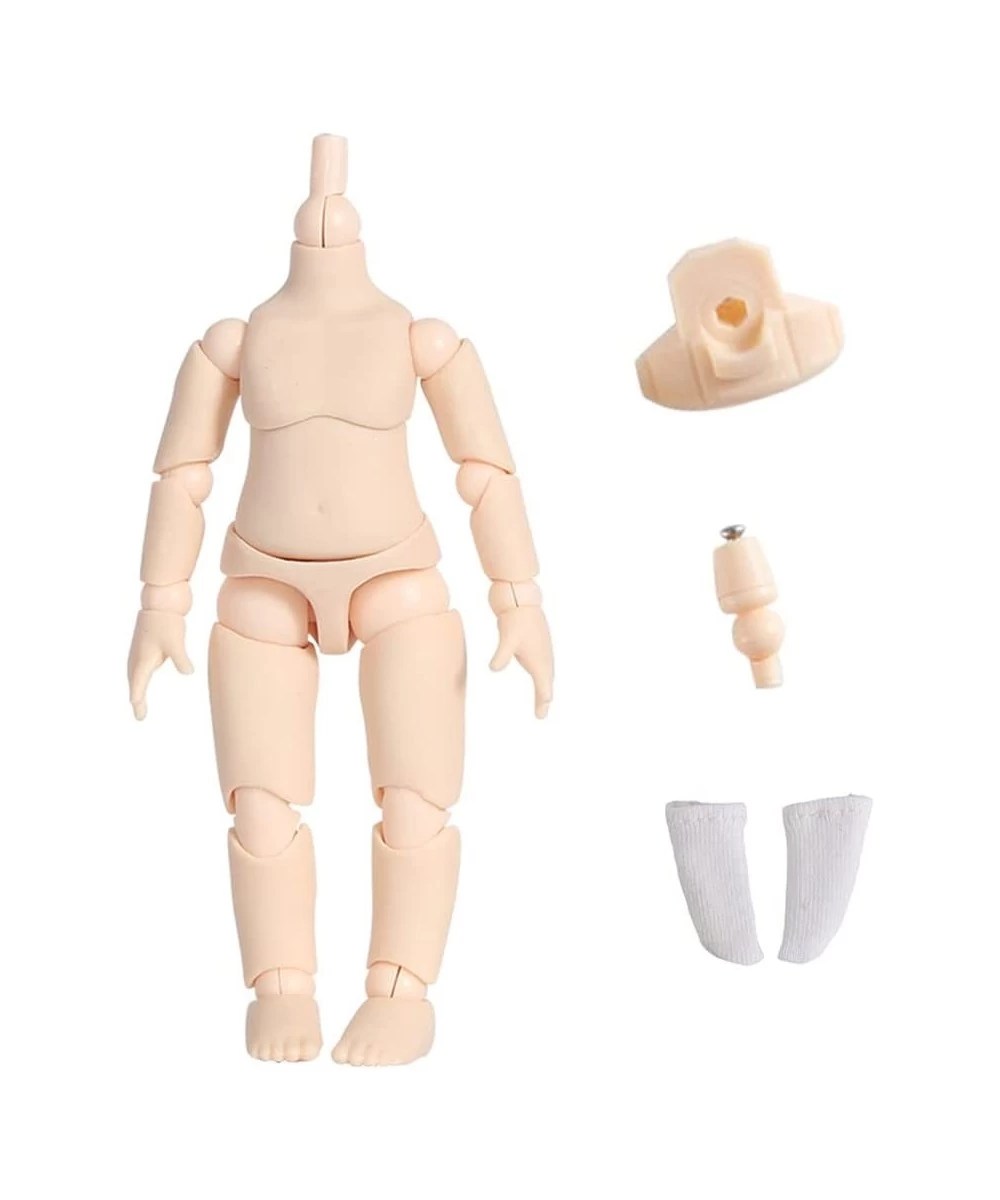 1/12 Scale YMY Doll Body 10cm with Magnetic Sole PVC Figure Body Doll Model for GSC STO 1/12 BJD Doll Head Girls Boys Toys (M...