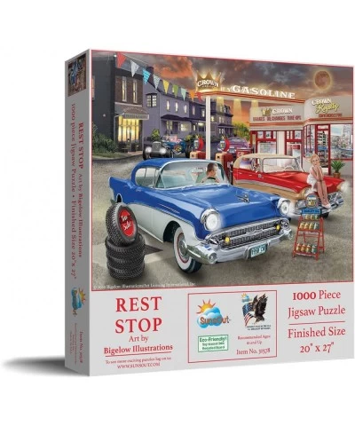 Rest Stop 1000 pc Jigsaw Puzzle $33.44 Jigsaw Puzzles