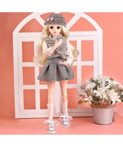 BJD Dolls 1/4 SD Doll 18 Inch 18 Ball Jointed Doll DIY Toys with Full Set Clothes Shoes Wig Makeup Best Gift for Girls $57.47...