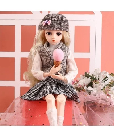 BJD Dolls 1/4 SD Doll 18 Inch 18 Ball Jointed Doll DIY Toys with Full Set Clothes Shoes Wig Makeup Best Gift for Girls $57.47...