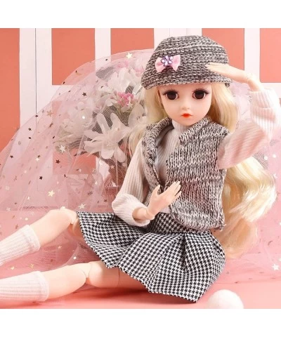 BJD Dolls 1/4 SD Doll 18 Inch 18 Ball Jointed Doll DIY Toys with Full Set Clothes Shoes Wig Makeup Best Gift for Girls $57.47...