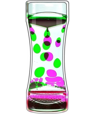 Liquid Motion Bubbler Timer Pack of 1 Colorful Hourglass Liquid Bubbler ADHD Fidget Toy Sensory Toys Anxiety Toys Autism Toys...