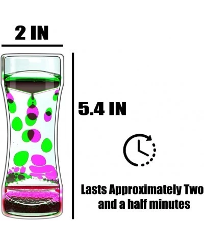 Liquid Motion Bubbler Timer Pack of 1 Colorful Hourglass Liquid Bubbler ADHD Fidget Toy Sensory Toys Anxiety Toys Autism Toys...