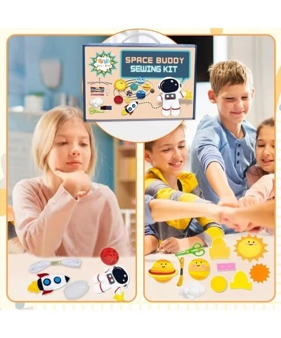 Coco&Estee Solar System Mini Sewing Kit for Kids Ages 7+ 11 Make Your Own Stuffed Animal Kit Projects Kids Sewing Kit for Beg...