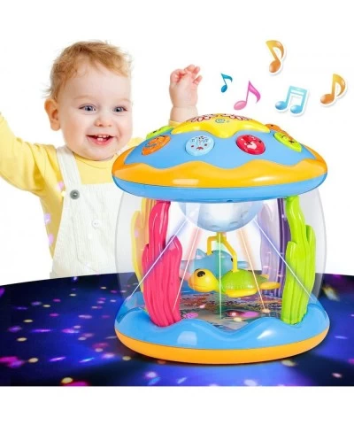 Musical Toys for 1 + Year Old Girl Boy Birthday Gifts Light Up Baby Toys 6 to 12 Months Ocean Rotating Sensory Toys for Toddl...