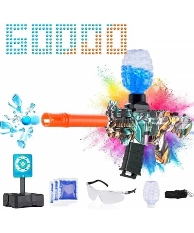 Electric Gel Water Ball Blaster with 60000+ Water Beads and Goggles Splatter Ball Blaster Christmas Toy for Outdoor Activitie...