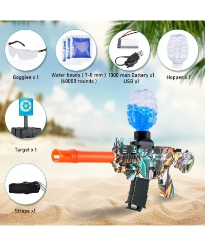 Electric Gel Water Ball Blaster with 60000+ Water Beads and Goggles Splatter Ball Blaster Christmas Toy for Outdoor Activitie...