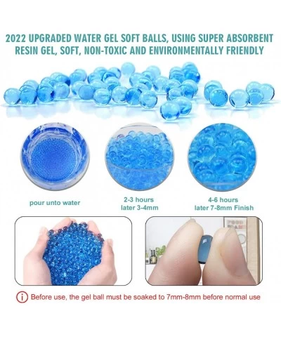 Electric Gel Water Ball Blaster with 60000+ Water Beads and Goggles Splatter Ball Blaster Christmas Toy for Outdoor Activitie...