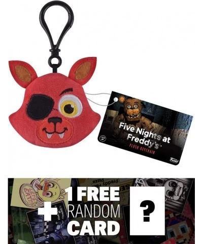 Foxy: Funko x Mini-Head Plushy Keychain + 1 Free Video Games Themed Trading Card Bundle (091514) $27.52 Plush Figure Toys