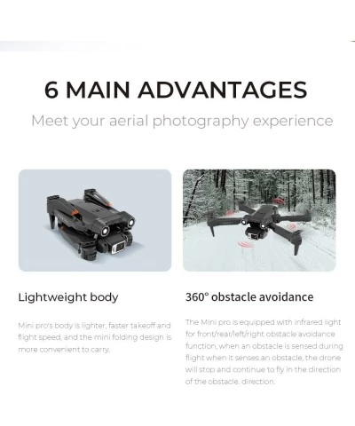 H36 Drone with Camera for Foldable RC Quadcopter Drone with 4K HD Camera WiFi FPV Live Video Altitude Hold One Key Take Off/L...