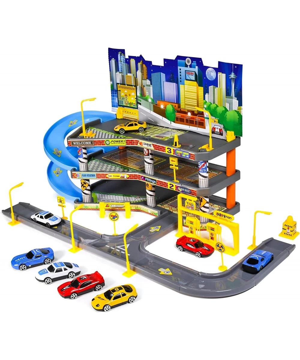 Ultimate Toy Car Garage Diecast Vehicle Playset with 4 Diecast Cars Boys Ages 3+ $67.87 Kids' Play Cars & Race Cars