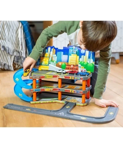 Ultimate Toy Car Garage Diecast Vehicle Playset with 4 Diecast Cars Boys Ages 3+ $67.87 Kids' Play Cars & Race Cars