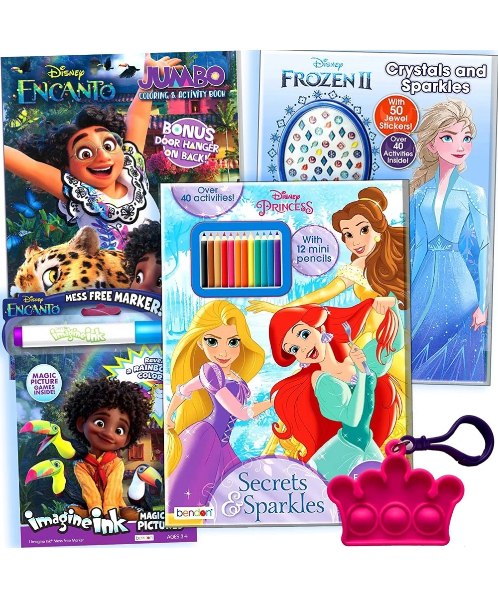 Disney Princess Coloring Book Bundle for Kids - Activities Stickers and Games - Featuring Disney Princess Frozen Encanto $27....