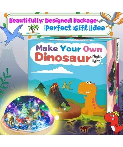 Make Your Own Dinosaur Night Light - Dinosaur Toys for Kids Dinosaur Decor Dinosaur Craft Kit Arts and Crafts Night Light Gif...