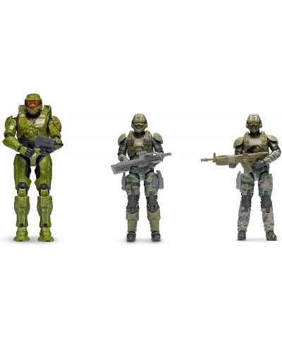 4" Spartan 3 Figure Pack – Master Chief and 2 UNSC Marines $59.21 Action Figures