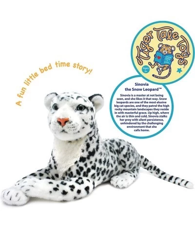 Sinovia The Snow Leopard - 17 Inch Stuffed Animal Plush Snow Cat - by Tiger Tale Toys $42.34 Stuffed Animals & Teddy Bears