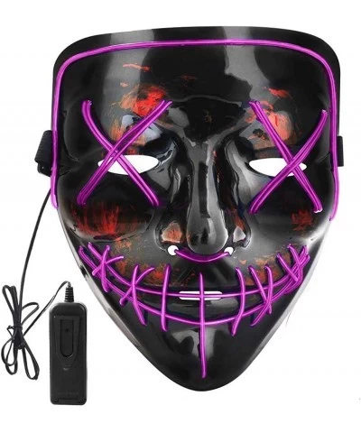 Halloween Glowing Mask LED Light up Masks for Gifts Festival Halloween Party $16.14 Kids' Dress-Up Accessories