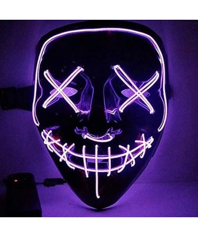 Halloween Glowing Mask LED Light up Masks for Gifts Festival Halloween Party $16.14 Kids' Dress-Up Accessories