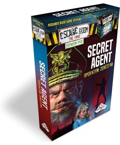 Escape Room The Game Expansion Pack – Secret Agent Operation Zekestan | Solve The Mystery Board Game for Adults and Teens (En...