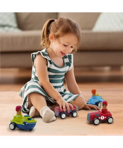 Toy Cars Push and Go Play Friction Powered Vehicles Transport Tools Gifts for Babies Toddlers Kids Boys Girls Age 3+ Years Ol...