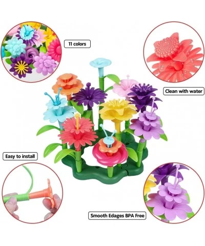 Flower Arrangement Toy Set 128PC Bouquet Building Blocks Educational Garden Art and DIY Assembly handicrafts for Children Ove...