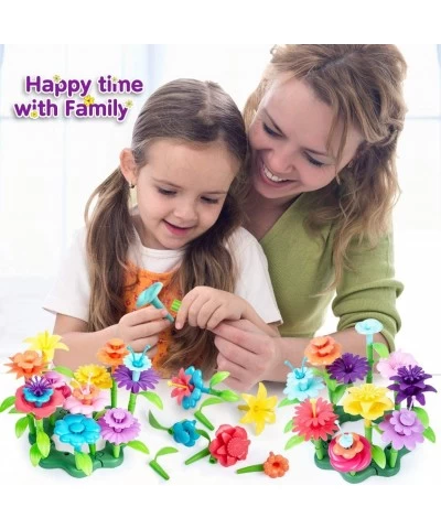 Flower Arrangement Toy Set 128PC Bouquet Building Blocks Educational Garden Art and DIY Assembly handicrafts for Children Ove...