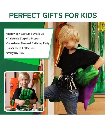 Superhero Kids Cape & Plush Hands Fists Gloves Halloween Costume Set. $51.71 Kids' Costumes