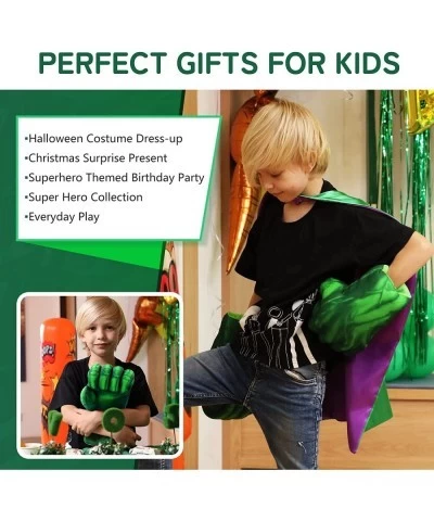 Superhero Kids Cape & Plush Hands Fists Gloves Halloween Costume Set. $51.71 Kids' Costumes