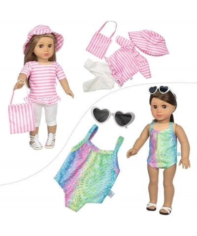 23 Pcs 18 Inch Girl Doll Clothes and Accessories for 18 Inch Doll Dress with Our Generation Dolls Including 10 Complete Sets ...