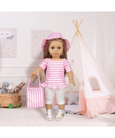 23 Pcs 18 Inch Girl Doll Clothes and Accessories for 18 Inch Doll Dress with Our Generation Dolls Including 10 Complete Sets ...