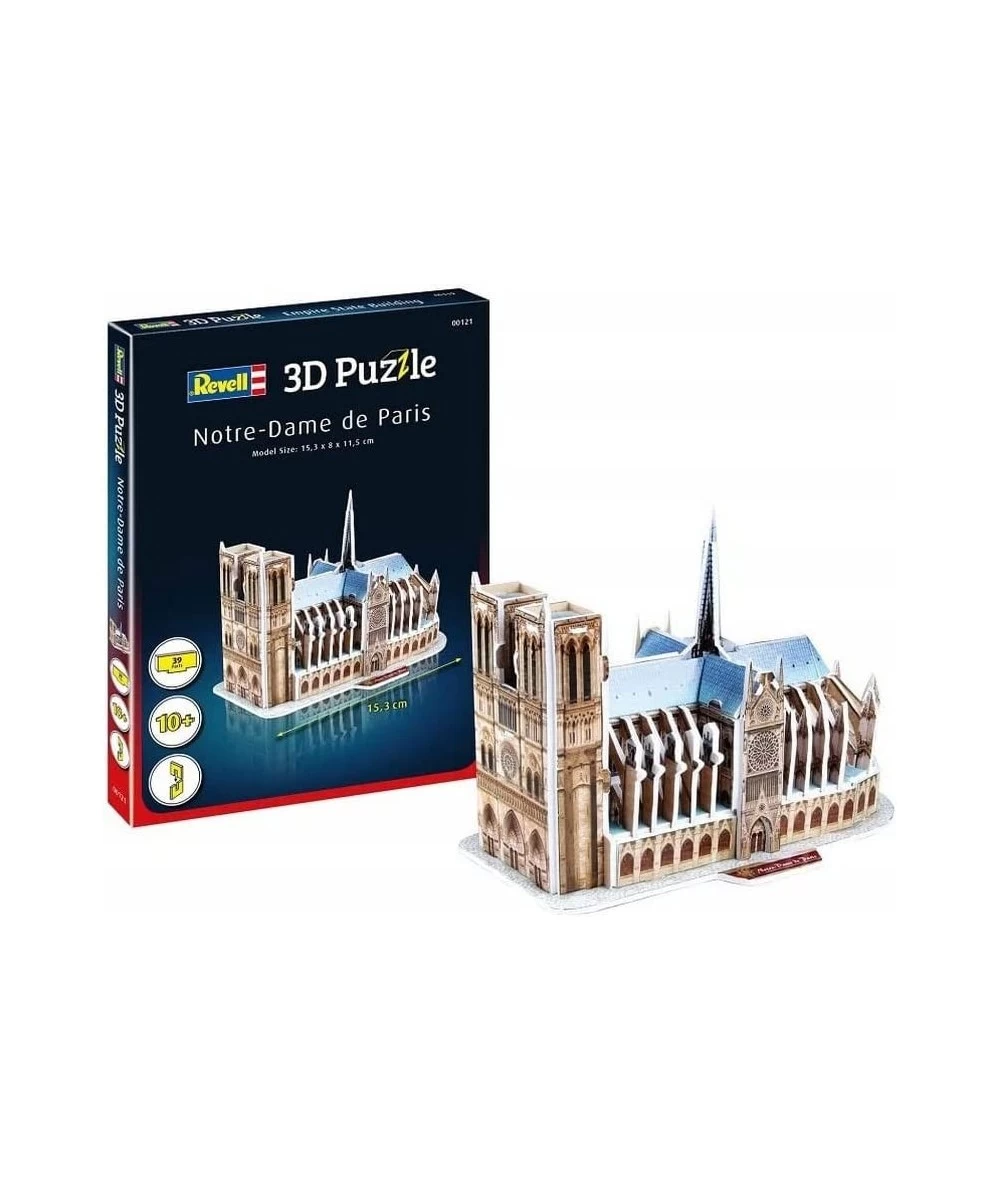 00121 Notre-Dame Cathedral Discover The World in 3D Craft Fun for Young and Old Coloured $28.46 3-D Puzzles