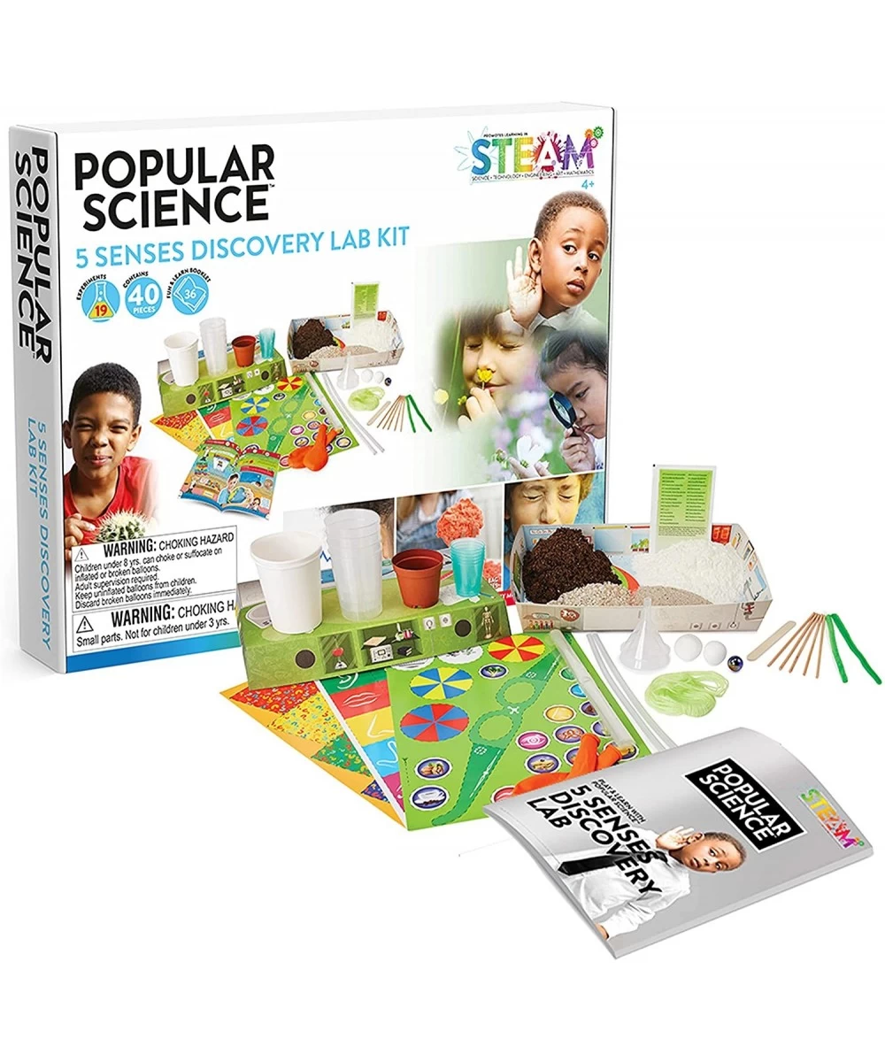 5 Senses Discovery Lab Science Kit | STEM Toys and Gifts for Educational and Fun Experiments for Families and Children Ages 8...