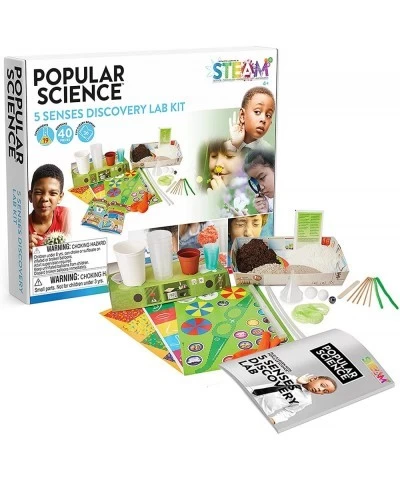 5 Senses Discovery Lab Science Kit | STEM Toys and Gifts for Educational and Fun Experiments for Families and Children Ages 8...